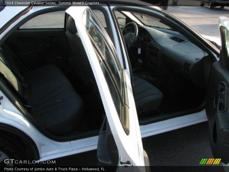 Summit White / Graphite 2004 Chevrolet Cavalier Sedan