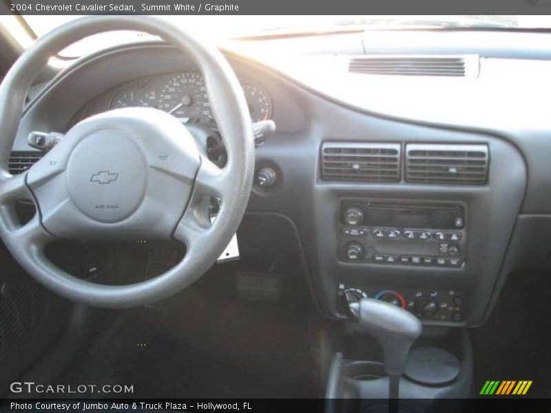 Summit White / Graphite 2004 Chevrolet Cavalier Sedan