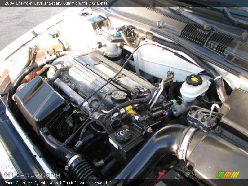 Summit White / Graphite 2004 Chevrolet Cavalier Sedan