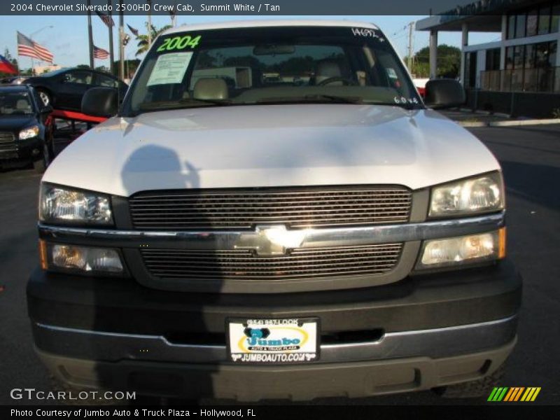 Summit White / Tan 2004 Chevrolet Silverado 2500HD Crew Cab