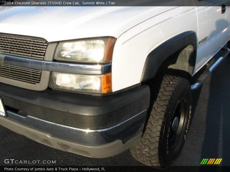 Summit White / Tan 2004 Chevrolet Silverado 2500HD Crew Cab