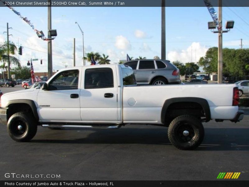 Summit White / Tan 2004 Chevrolet Silverado 2500HD Crew Cab