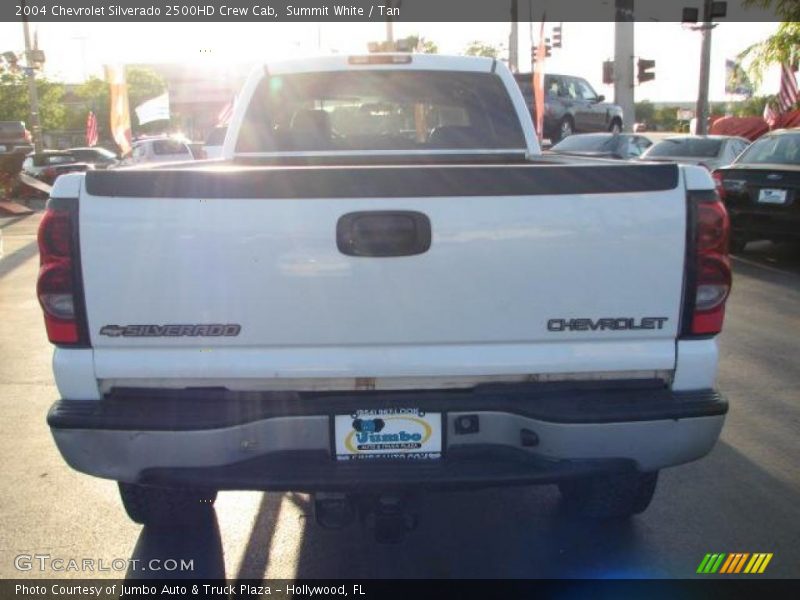 Summit White / Tan 2004 Chevrolet Silverado 2500HD Crew Cab