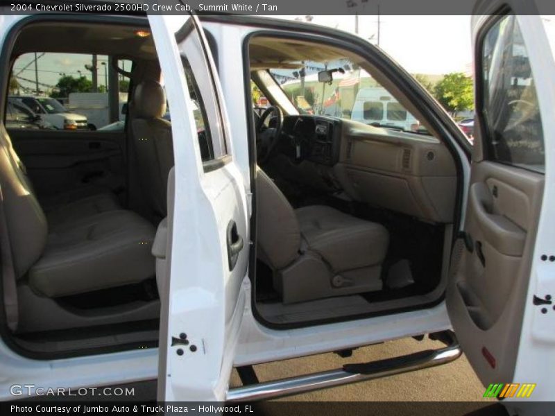 Summit White / Tan 2004 Chevrolet Silverado 2500HD Crew Cab