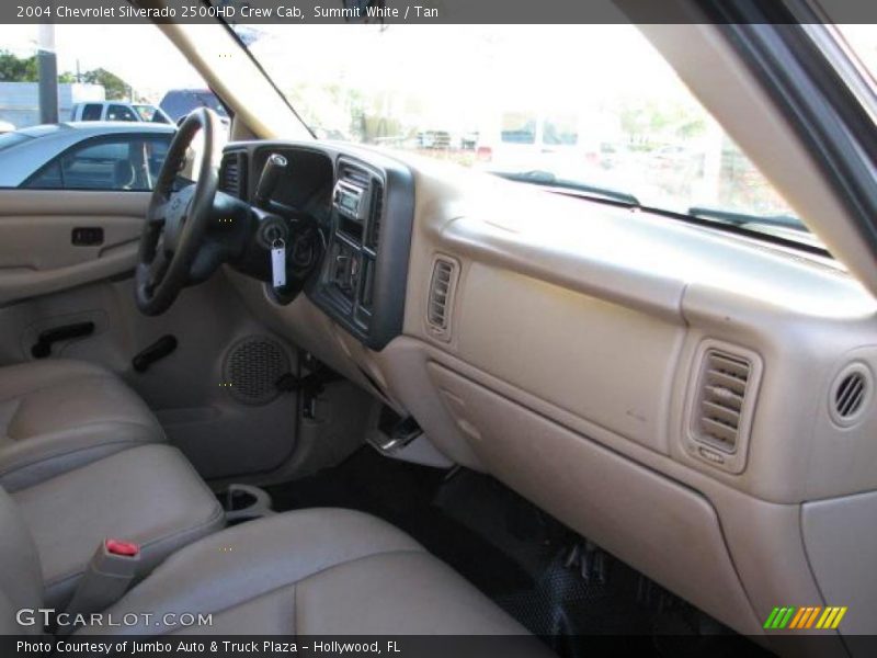 Summit White / Tan 2004 Chevrolet Silverado 2500HD Crew Cab