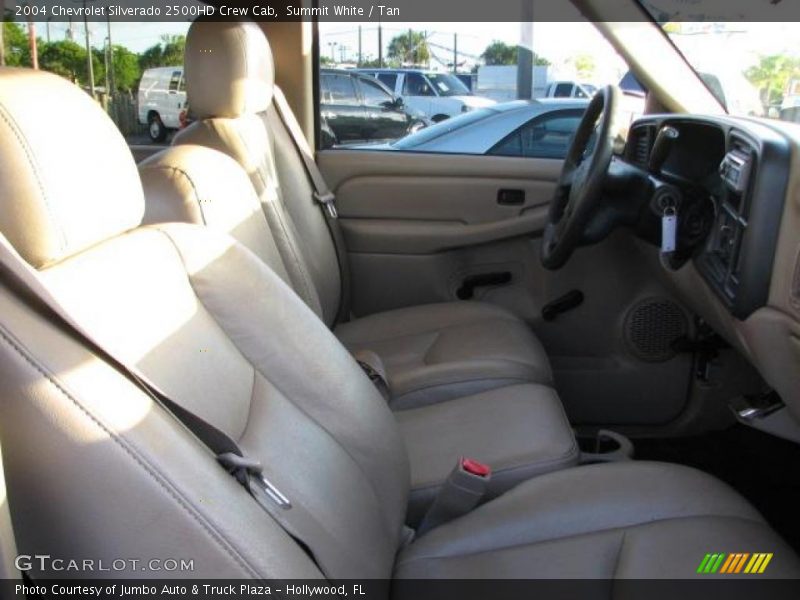 Summit White / Tan 2004 Chevrolet Silverado 2500HD Crew Cab