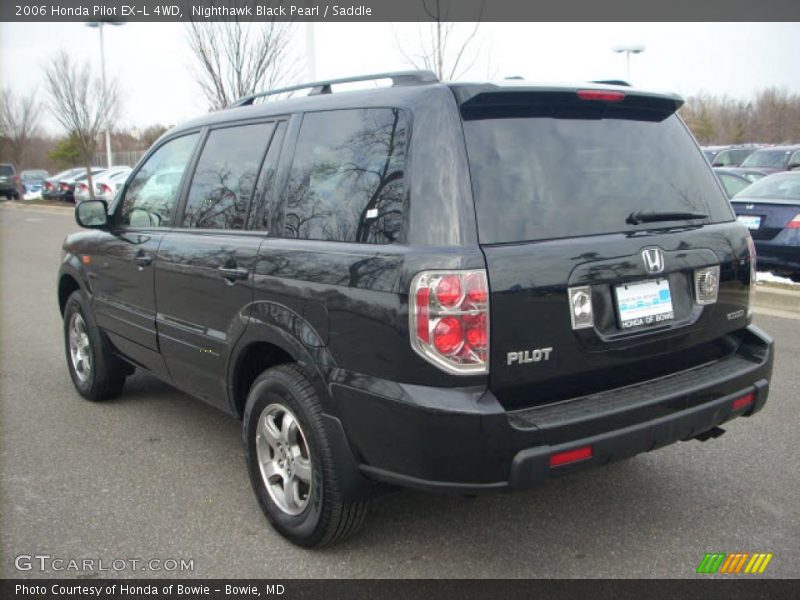 Nighthawk Black Pearl / Saddle 2006 Honda Pilot EX-L 4WD
