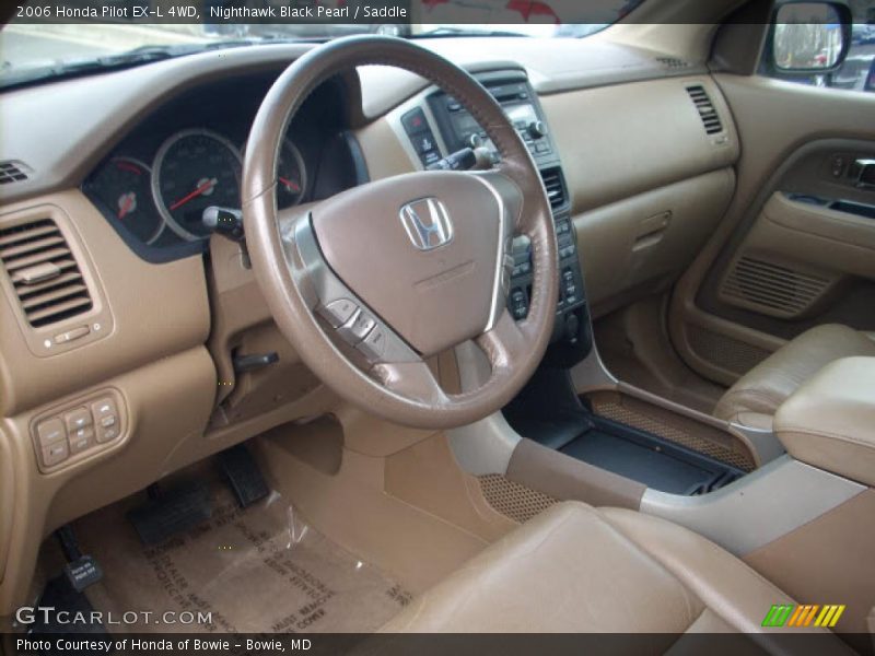 Nighthawk Black Pearl / Saddle 2006 Honda Pilot EX-L 4WD