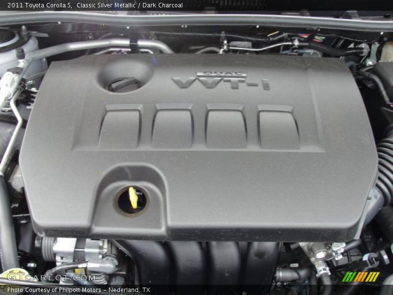  2011 Corolla S Engine - 1.8 Liter DOHC 16-Valve Dual-VVTi 4 Cylinder