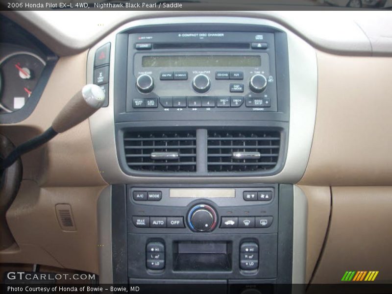 Nighthawk Black Pearl / Saddle 2006 Honda Pilot EX-L 4WD