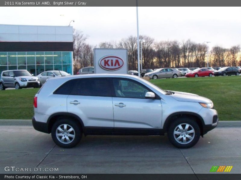 Bright Silver / Gray 2011 Kia Sorento LX AWD