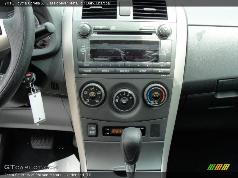 Classic Silver Metallic / Dark Charcoal 2011 Toyota Corolla S