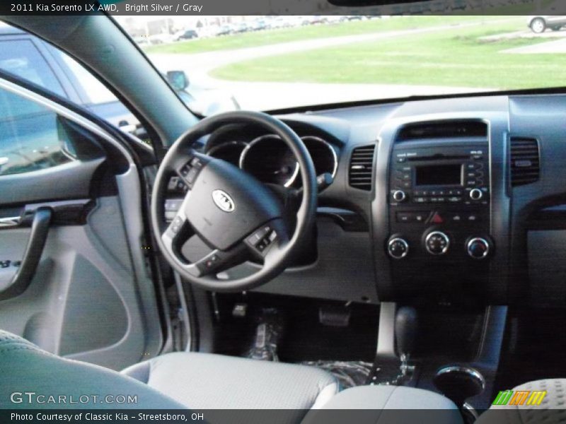 Bright Silver / Gray 2011 Kia Sorento LX AWD
