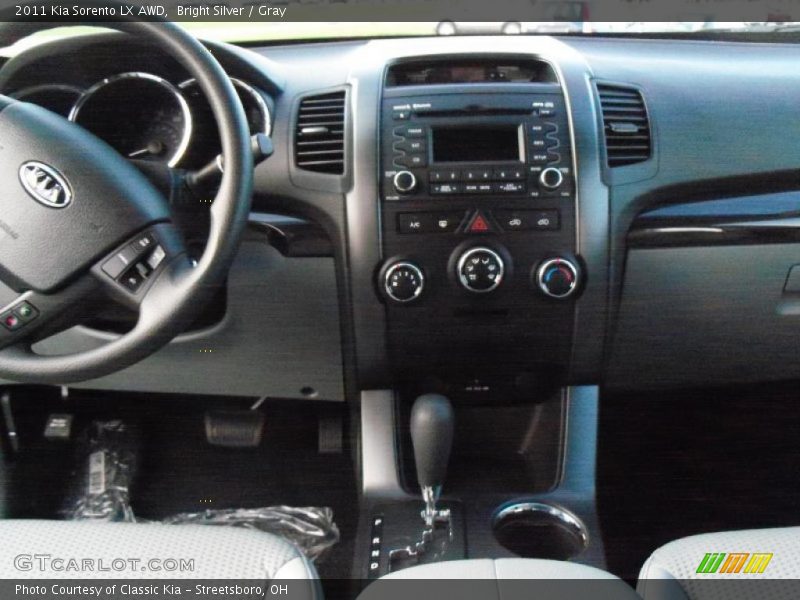Bright Silver / Gray 2011 Kia Sorento LX AWD