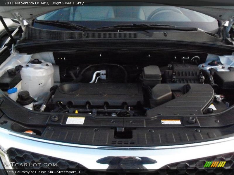 Bright Silver / Gray 2011 Kia Sorento LX AWD