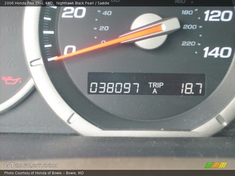 Nighthawk Black Pearl / Saddle 2006 Honda Pilot EX-L 4WD