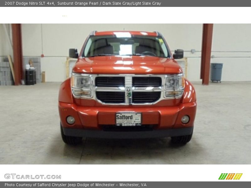 Sunburst Orange Pearl / Dark Slate Gray/Light Slate Gray 2007 Dodge Nitro SLT 4x4