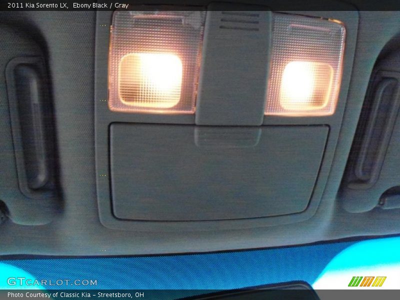 Ebony Black / Gray 2011 Kia Sorento LX