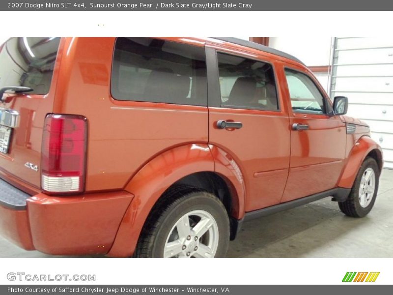 Sunburst Orange Pearl / Dark Slate Gray/Light Slate Gray 2007 Dodge Nitro SLT 4x4