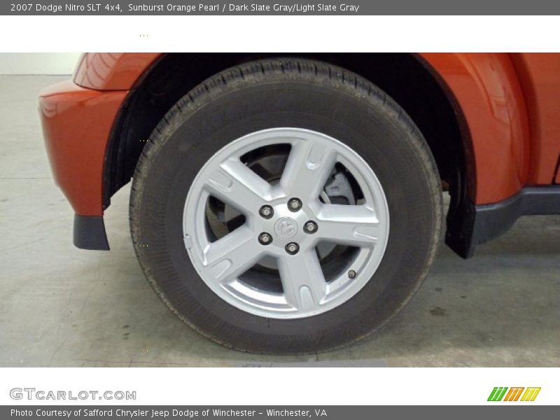 Sunburst Orange Pearl / Dark Slate Gray/Light Slate Gray 2007 Dodge Nitro SLT 4x4