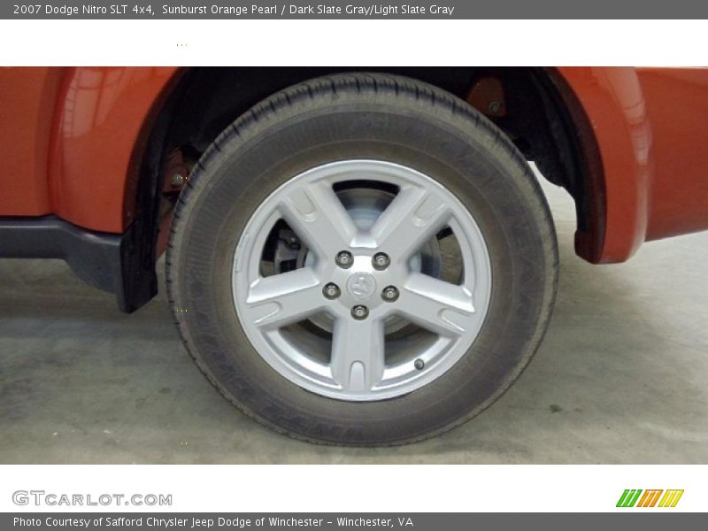 Sunburst Orange Pearl / Dark Slate Gray/Light Slate Gray 2007 Dodge Nitro SLT 4x4