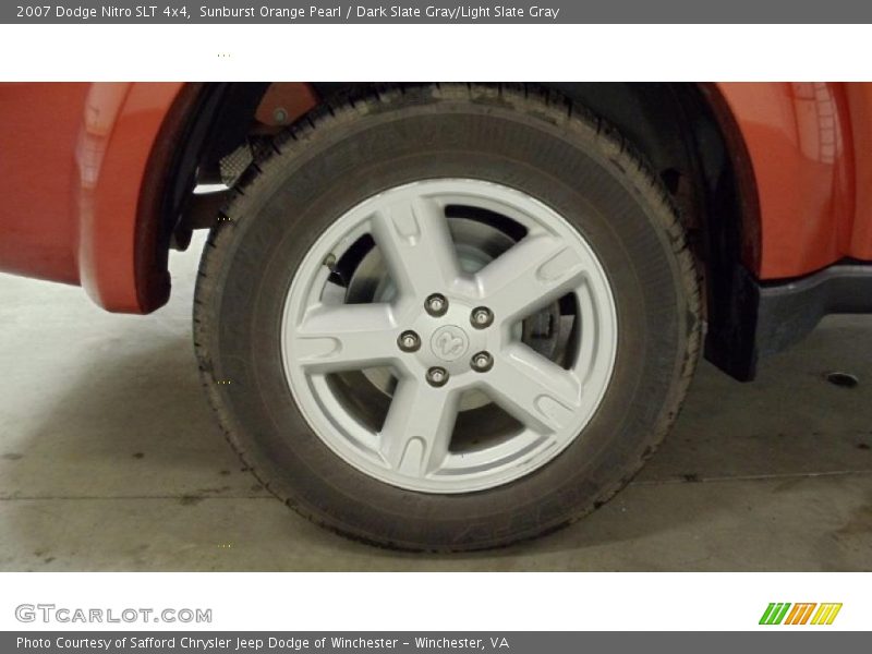 Sunburst Orange Pearl / Dark Slate Gray/Light Slate Gray 2007 Dodge Nitro SLT 4x4