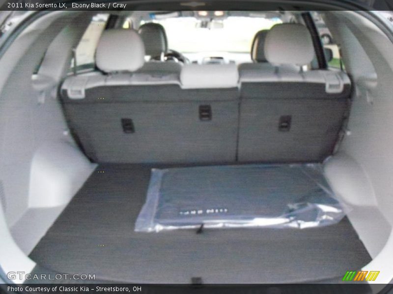 Ebony Black / Gray 2011 Kia Sorento LX