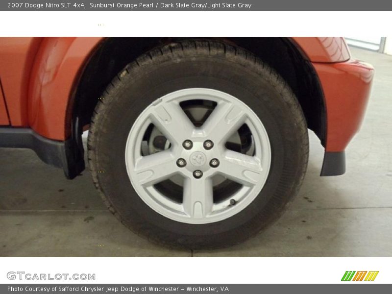 Sunburst Orange Pearl / Dark Slate Gray/Light Slate Gray 2007 Dodge Nitro SLT 4x4