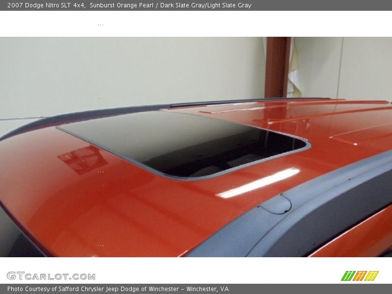 Sunburst Orange Pearl / Dark Slate Gray/Light Slate Gray 2007 Dodge Nitro SLT 4x4