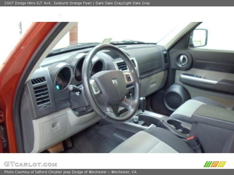 Sunburst Orange Pearl / Dark Slate Gray/Light Slate Gray 2007 Dodge Nitro SLT 4x4