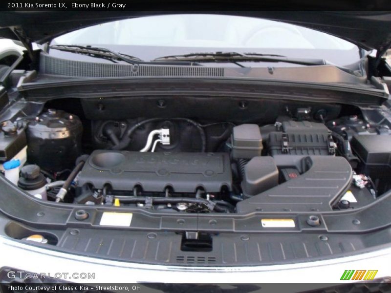 Ebony Black / Gray 2011 Kia Sorento LX