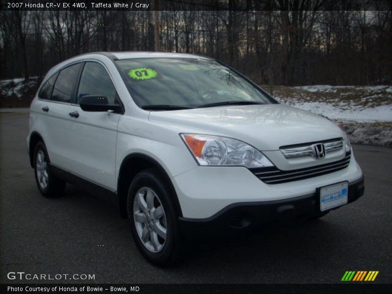 Taffeta White / Gray 2007 Honda CR-V EX 4WD