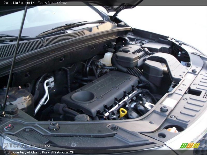 Ebony Black / Gray 2011 Kia Sorento LX
