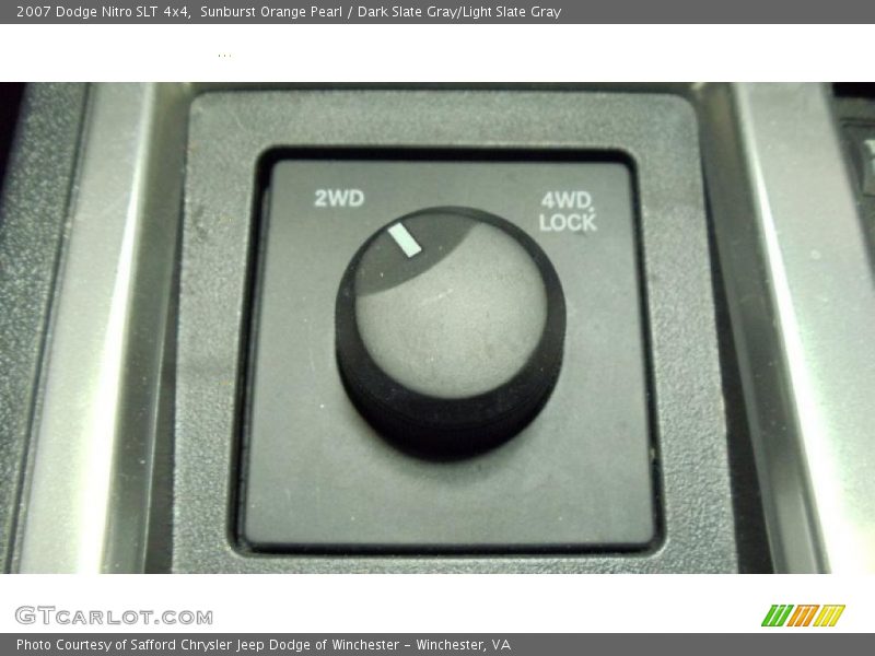 Sunburst Orange Pearl / Dark Slate Gray/Light Slate Gray 2007 Dodge Nitro SLT 4x4