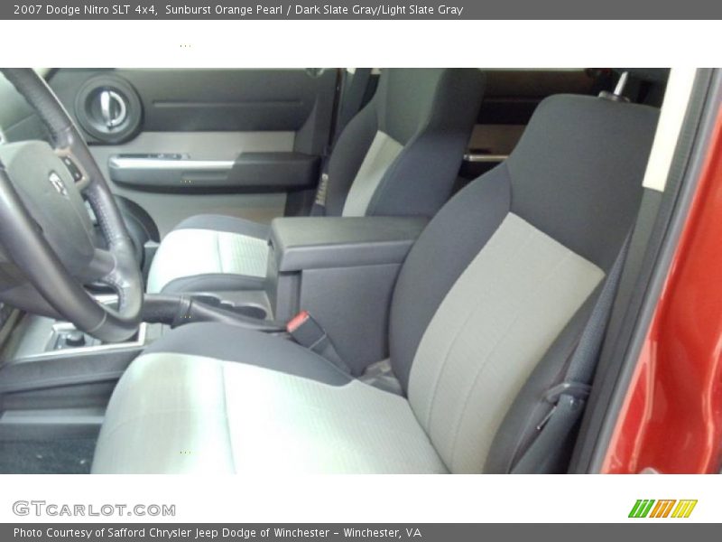 Sunburst Orange Pearl / Dark Slate Gray/Light Slate Gray 2007 Dodge Nitro SLT 4x4