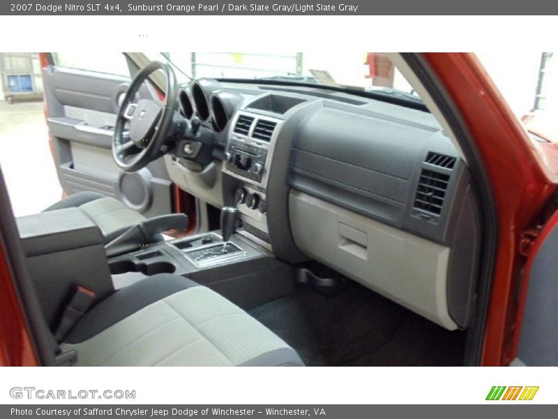 Sunburst Orange Pearl / Dark Slate Gray/Light Slate Gray 2007 Dodge Nitro SLT 4x4