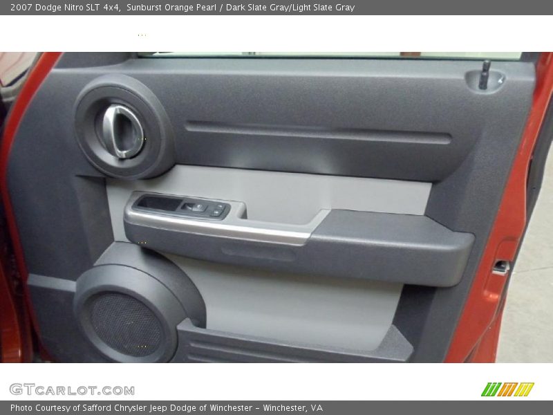 Sunburst Orange Pearl / Dark Slate Gray/Light Slate Gray 2007 Dodge Nitro SLT 4x4