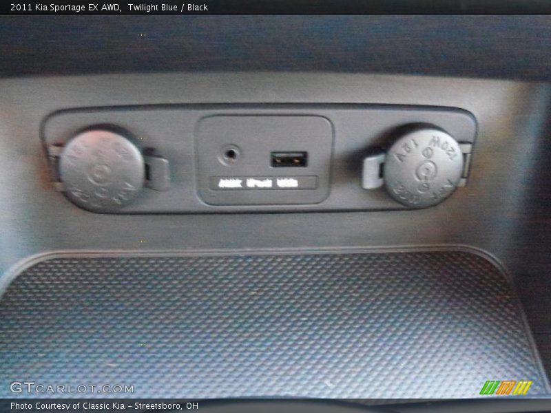 Twilight Blue / Black 2011 Kia Sportage EX AWD