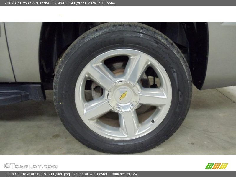 Graystone Metallic / Ebony 2007 Chevrolet Avalanche LTZ 4WD