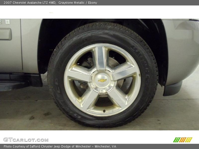 Graystone Metallic / Ebony 2007 Chevrolet Avalanche LTZ 4WD