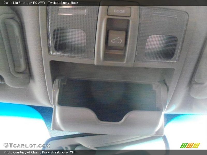 Twilight Blue / Black 2011 Kia Sportage EX AWD