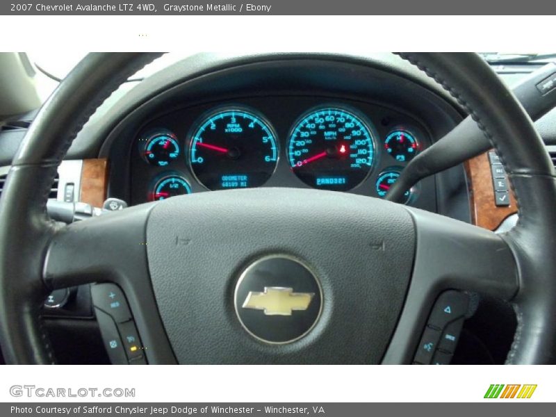 Graystone Metallic / Ebony 2007 Chevrolet Avalanche LTZ 4WD