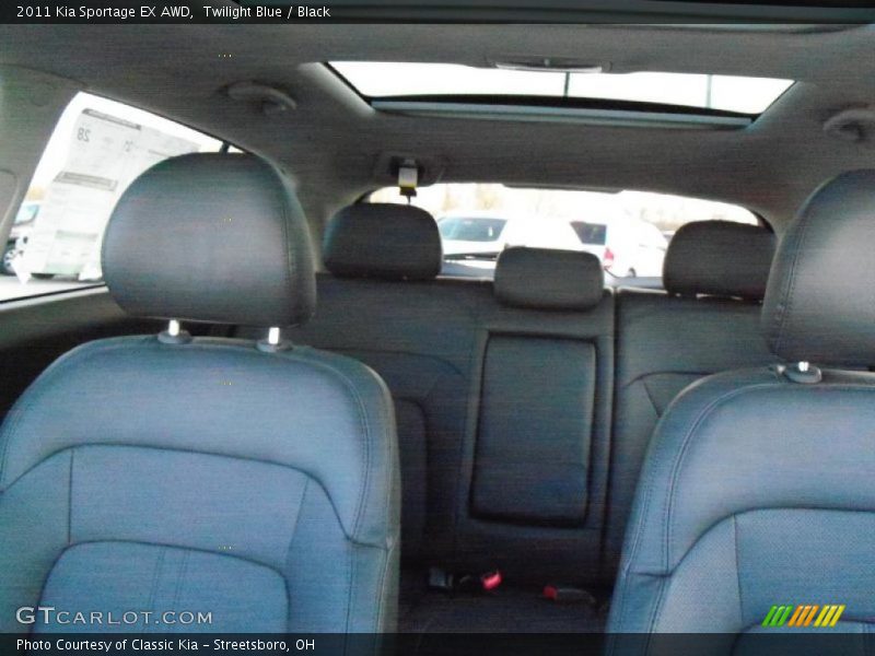 Twilight Blue / Black 2011 Kia Sportage EX AWD