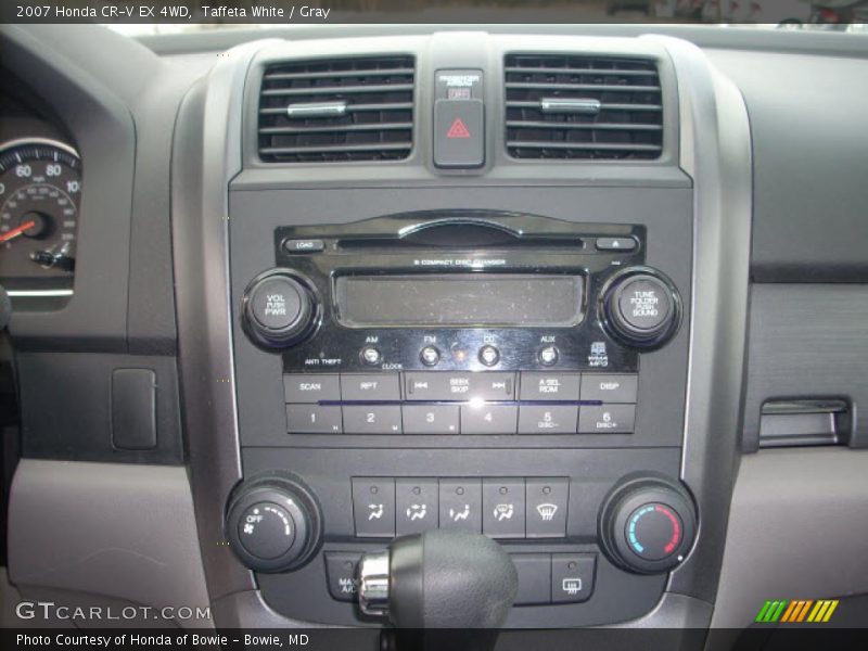 Taffeta White / Gray 2007 Honda CR-V EX 4WD