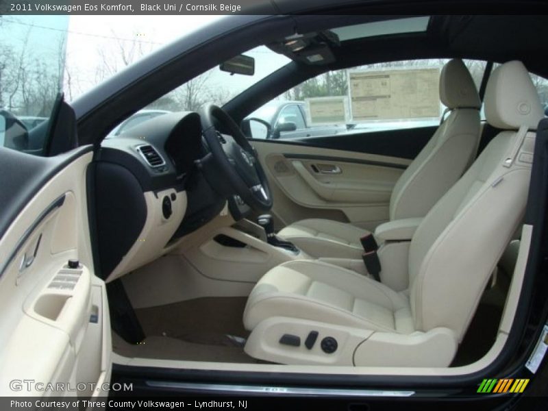  2011 Eos Komfort Cornsilk Beige Interior