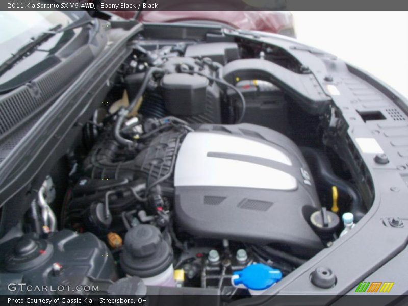 Ebony Black / Black 2011 Kia Sorento SX V6 AWD
