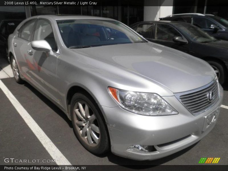 Mercury Silver Metallic / Light Gray 2008 Lexus LS 460