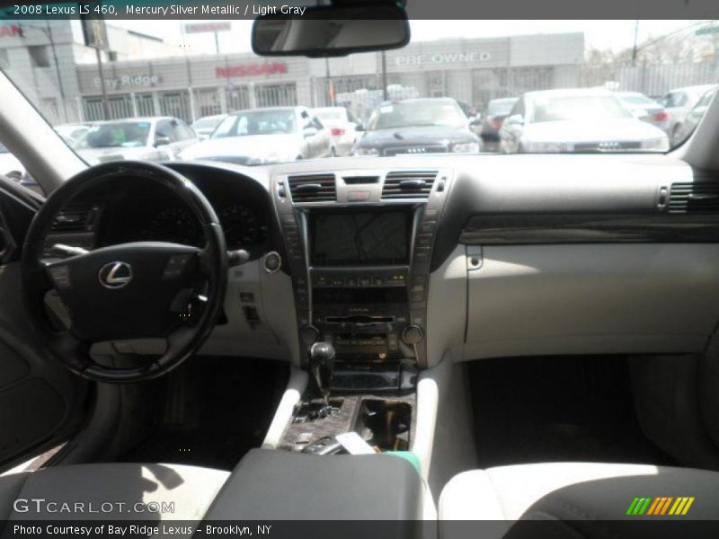 Mercury Silver Metallic / Light Gray 2008 Lexus LS 460