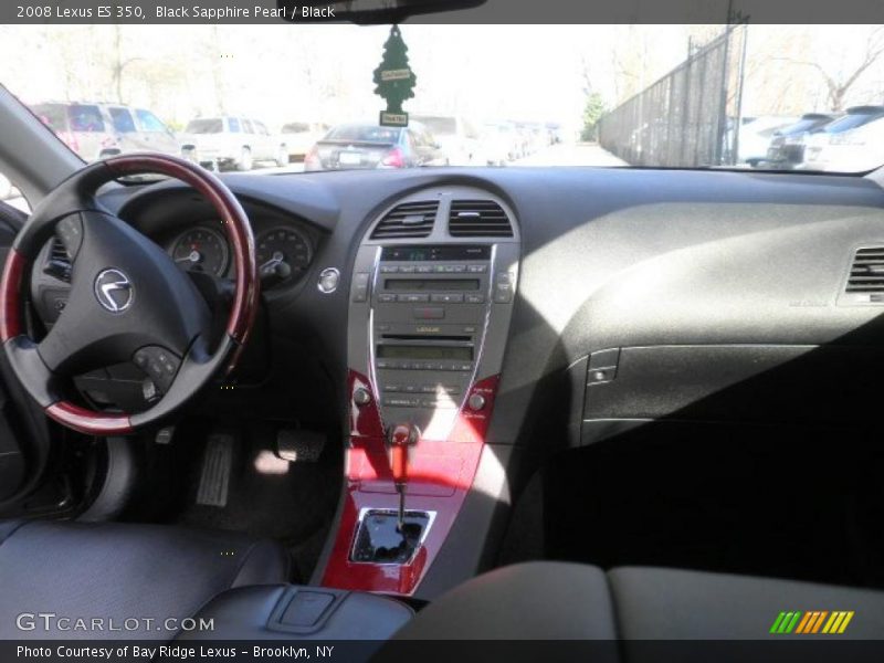 Black Sapphire Pearl / Black 2008 Lexus ES 350