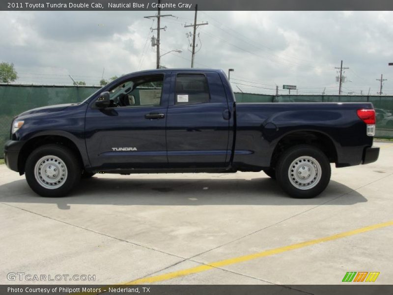 Nautical Blue / Graphite Gray 2011 Toyota Tundra Double Cab